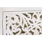 Magas komód Noelle 140 cm fehér mangó