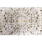 Magas komód Noelle 140 cm fehér mangó