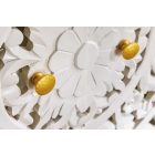 Magas komód Noelle 140 cm fehér mangó