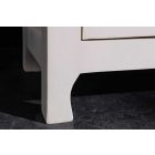 Magas komód Noelle 140 cm fehér mangó