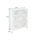 Magas komód Noelle 140 cm fehér mangó