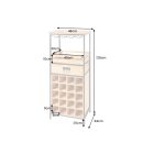 Bortartó Eisley 120 cm fenyő