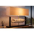 Asztali lámpa Stump 60 cm bézs teak