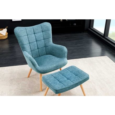 Design fotel Sweden világoskék