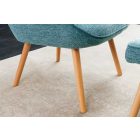 Design fotel Sweden világoskék