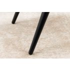 Design lábtartó Sweden szürke bársony