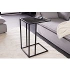 Design oldalsó asztal Maille 43 cm antracit márvány utánzat