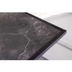 Design oldalsó asztal Maille 43 cm antracit márvány utánzat