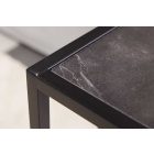 Design oldalsó asztal Maille 43 cm antracit márvány utánzat