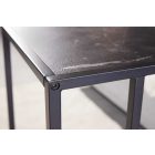 Design oldalsó asztal Maille 43 cm antracit márvány utánzat