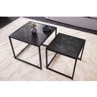 Oldalsó asztal szett Maille 50 cm márvány utánzat - 2 részes 