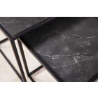 Oldalsó asztal szett Maille 50 cm márvány utánzat - 2 részes 