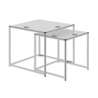 Oldalsó asztal szett Maille 50 cm márvány utánzat - 2 részes 