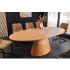 Design bővíthető étkezőasztal Valdina 160-200 cm ovális tölgy  