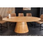 Design bővíthető étkezőasztal Valdina 160-200 cm ovális tölgy  