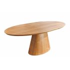 Design bővíthető étkezőasztal Valdina 160-200 cm ovális tölgy  