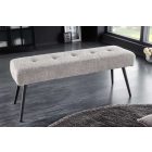 Design ülőpad Bailey 100 cm szürkés bézs pezsgő bouclé