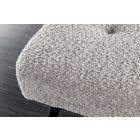 Design ülőpad Bailey 100 cm szürkés bézs pezsgő bouclé