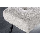 Design ülőpad Bailey 100 cm szürkés bézs pezsgő bouclé