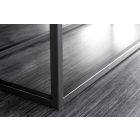 Stílusos ülőpad Halle 108 cm bouclé szürkés bézs pezsgő