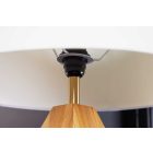 Asztali lámpa Nuvia 60 cm teakfa