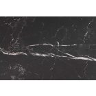 Stílusos dohányzóasztal Rococo 100 vm fekete szinterezett kő / ezüst 