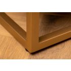 Design magas komód Dalton II 120 cm fekete fehér mangó