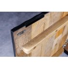 Design komód Shayla 177 cm függő fekete mangó 