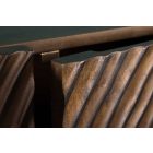 Design komód Dalton II 180 cm fekete barna mangó