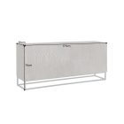 Design komód Dalton II 180 cm fekete barna mangó