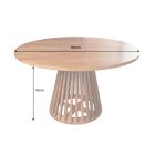 Design kör étkezőasztal Bellmont 140 cm akác