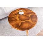 Stílusos dohányzóasztal Mappe 60 cm teak 