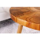 Stílusos dohányzóasztal Mappe 60 cm teak 