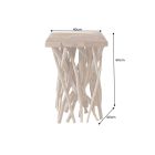 Dohányzóasztal Twig 60 cm teak