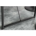 Design bárasztal Maille 120 cm fekete márvány utánzat