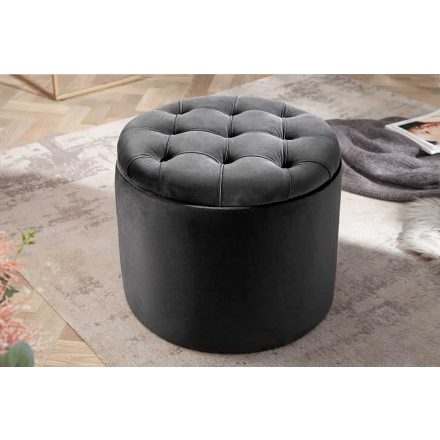 Design puff Rococo 50 cm szürke