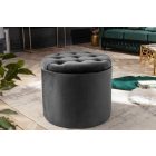 Design puff Rococo 50 cm szürke