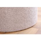 Design puff Rococo 50 cm pezsgő bouclé