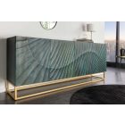 Design komód Shayla 177 cm türkiz mangó 