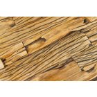 Dohányzóasztal Shark X 110 cm teak (üveglap nélkül)