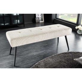 Design ülőpad Bailey 100 cm bézs kord