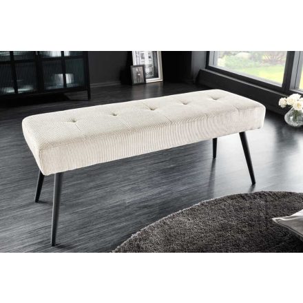 Design ülőpad Bailey 100 cm bézs kord