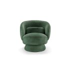 Design fotel Maitho zöld bouclé