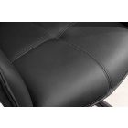 Stílusos szék Natasha fekete bőr 