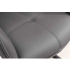 Stílusos szék Natasha szürke bőr 