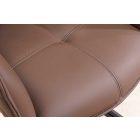 Stílusos szék Natasha barna bőr 