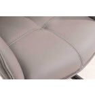 Stílusos szék Natasha szürkésbarna taupe bőr 