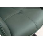 Stílusos szék Natasha zöld bőr 