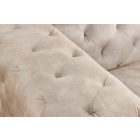 Design fotel Rococo pezsgő bársony