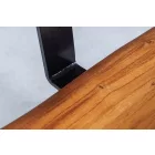 Stílusos ülőpad háttámlával Massive Honey 160 cm akác